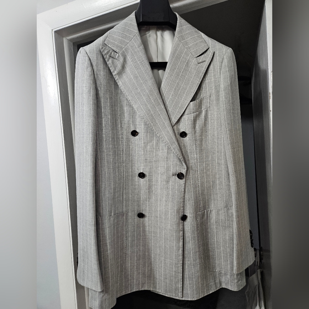 Suitsupply Gray Doublebreasted Blazer